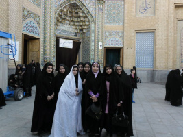 اردوی زیارتی قم و جمکران ویژه دانشجویان پردیس خواهران برگزار شد.