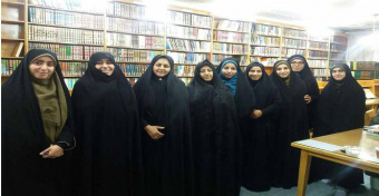 گزارش تصویری بازدید دانشجویان رشته علوم قرآن و حدیث از کتابخانه  دارالحدیث قم