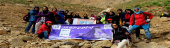 صعود دانشجویان پردیس خواهران به قله نای جهان بین هفشجان شهرکرد